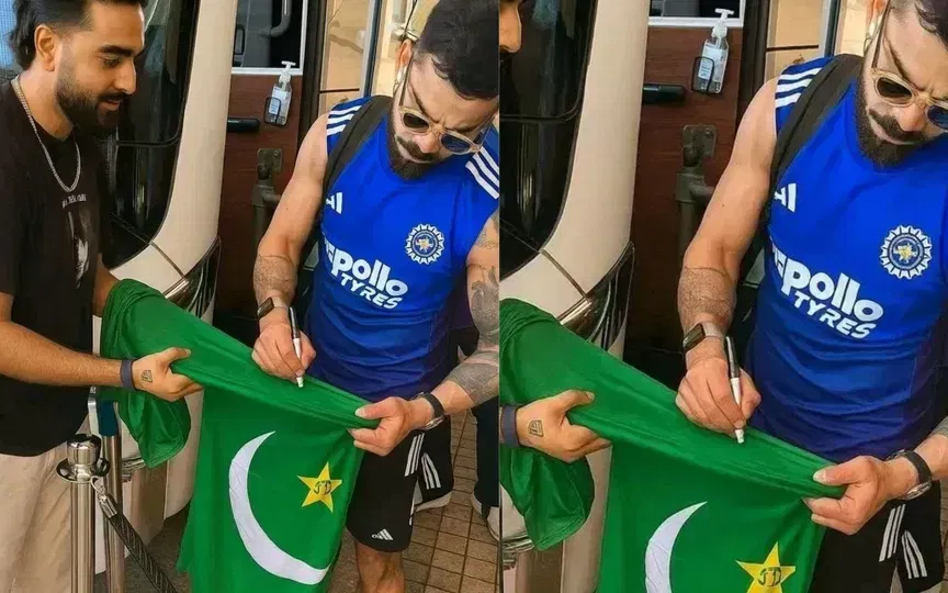 Fact Check: Did Virat Kohli accidentally give autograph on Pakistan's jersey